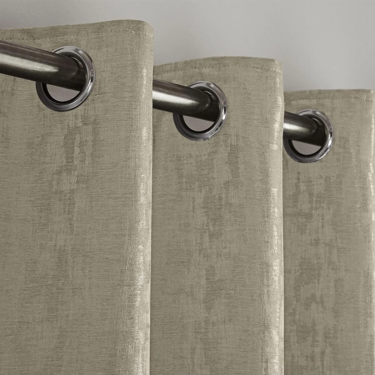 Eswic Eyelet Ring Top Curtains - Silver / 229cm – image 7