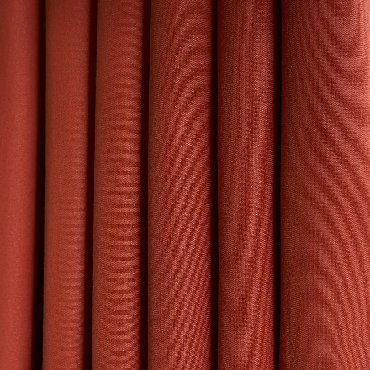 OHS Woven Texture Eyelet Blackout Curtains - Rust – image 2