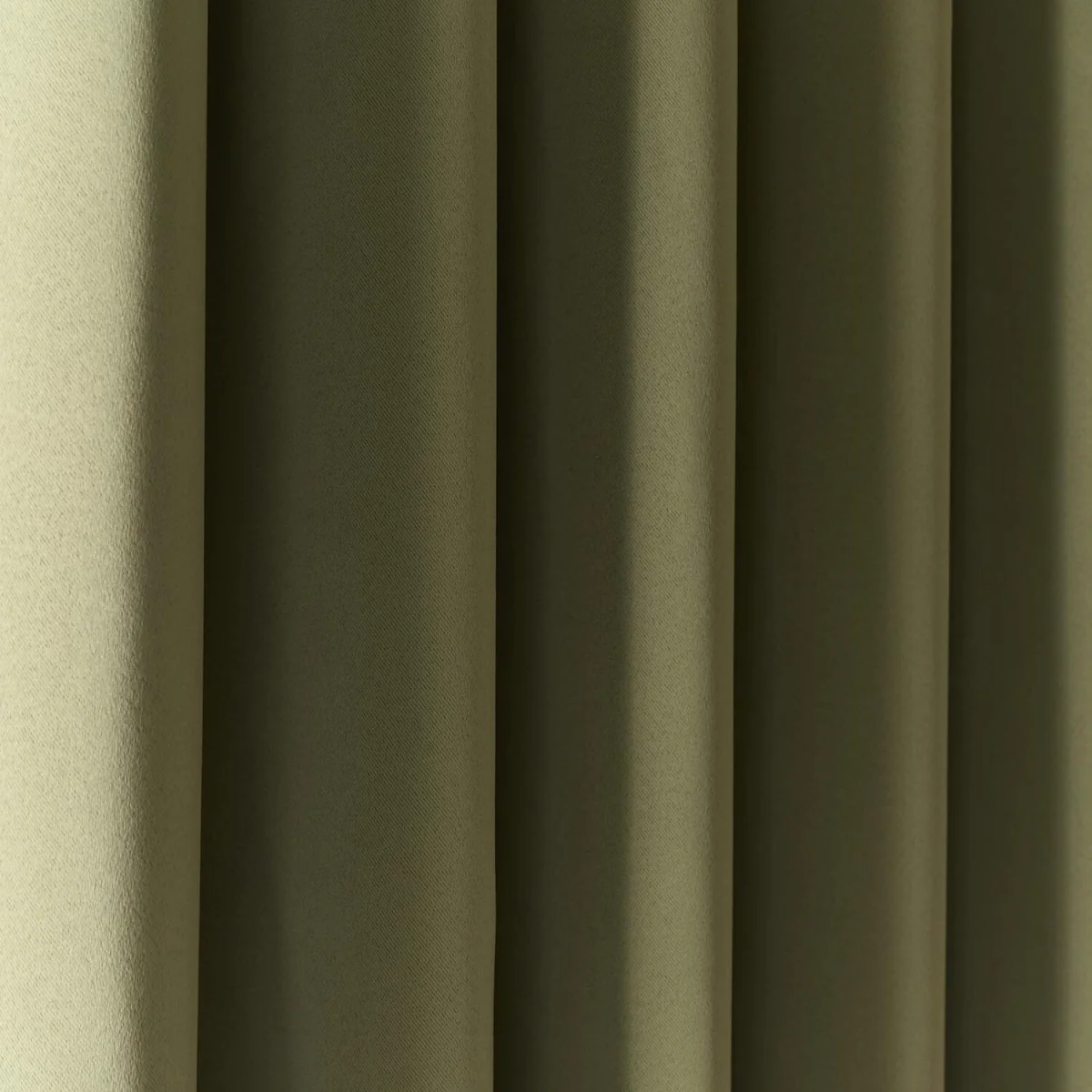 OHS Eyelet Blackout Curtains - Olive Green – image 3