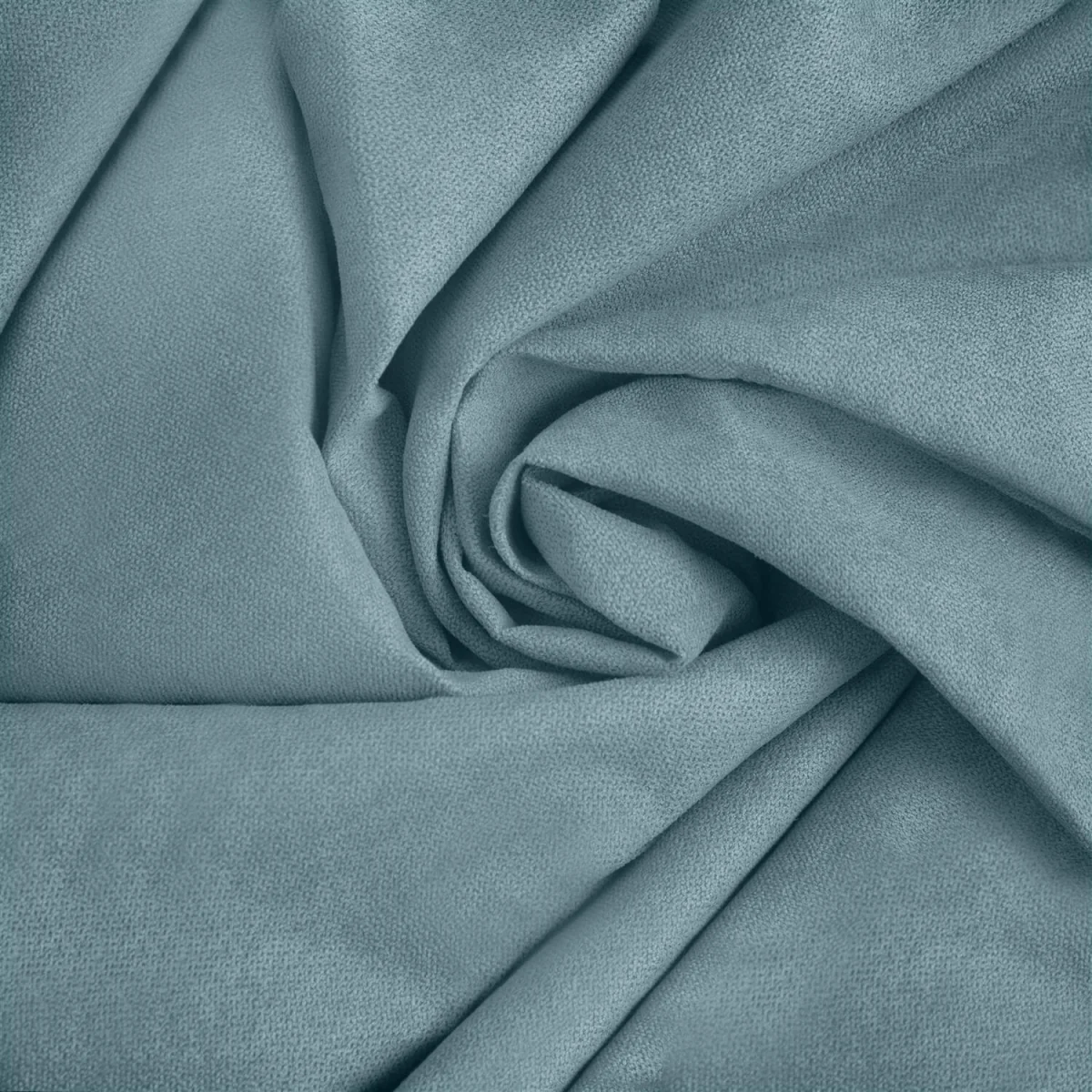 Velvet Chenille Thermal Fleece Lined Ring Top Door Curtain - Teal – image 3