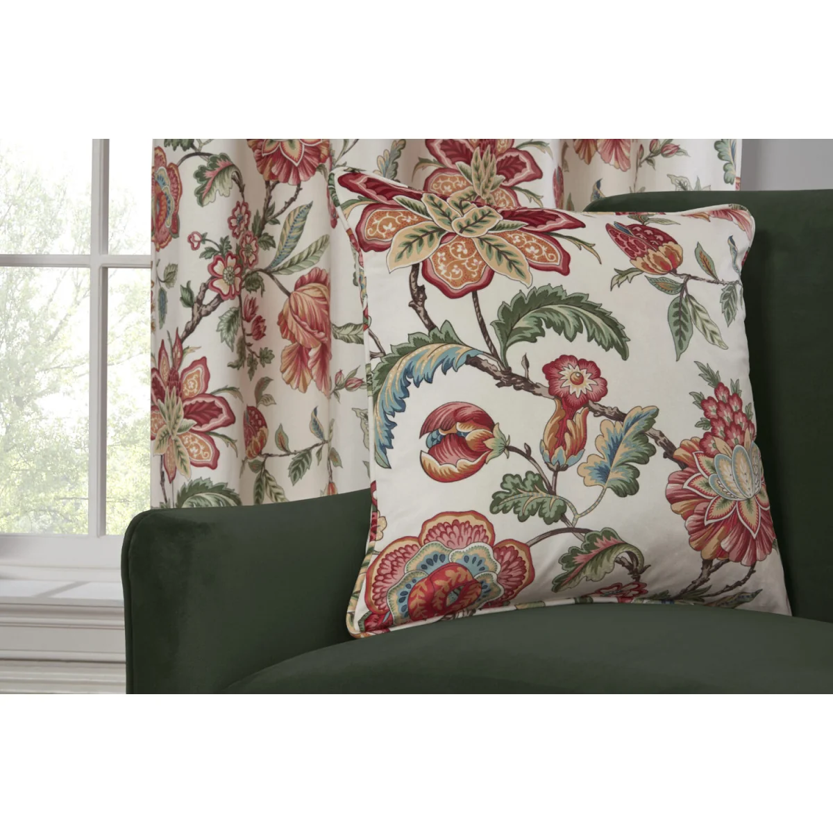Sundour Linden Fully Lined Eyelet Curtains 100% Polyester Pair 229cm x 274cm - Multi – image 3