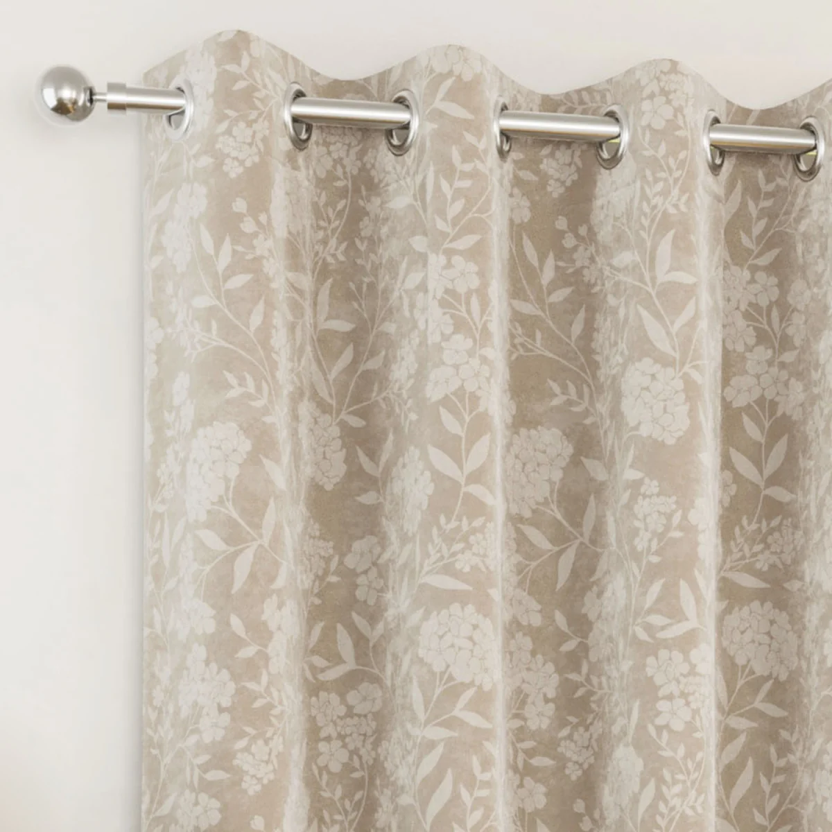 Cuba Blackout Eyelet Curtains - Cream / 229cm / 183cm – image 1