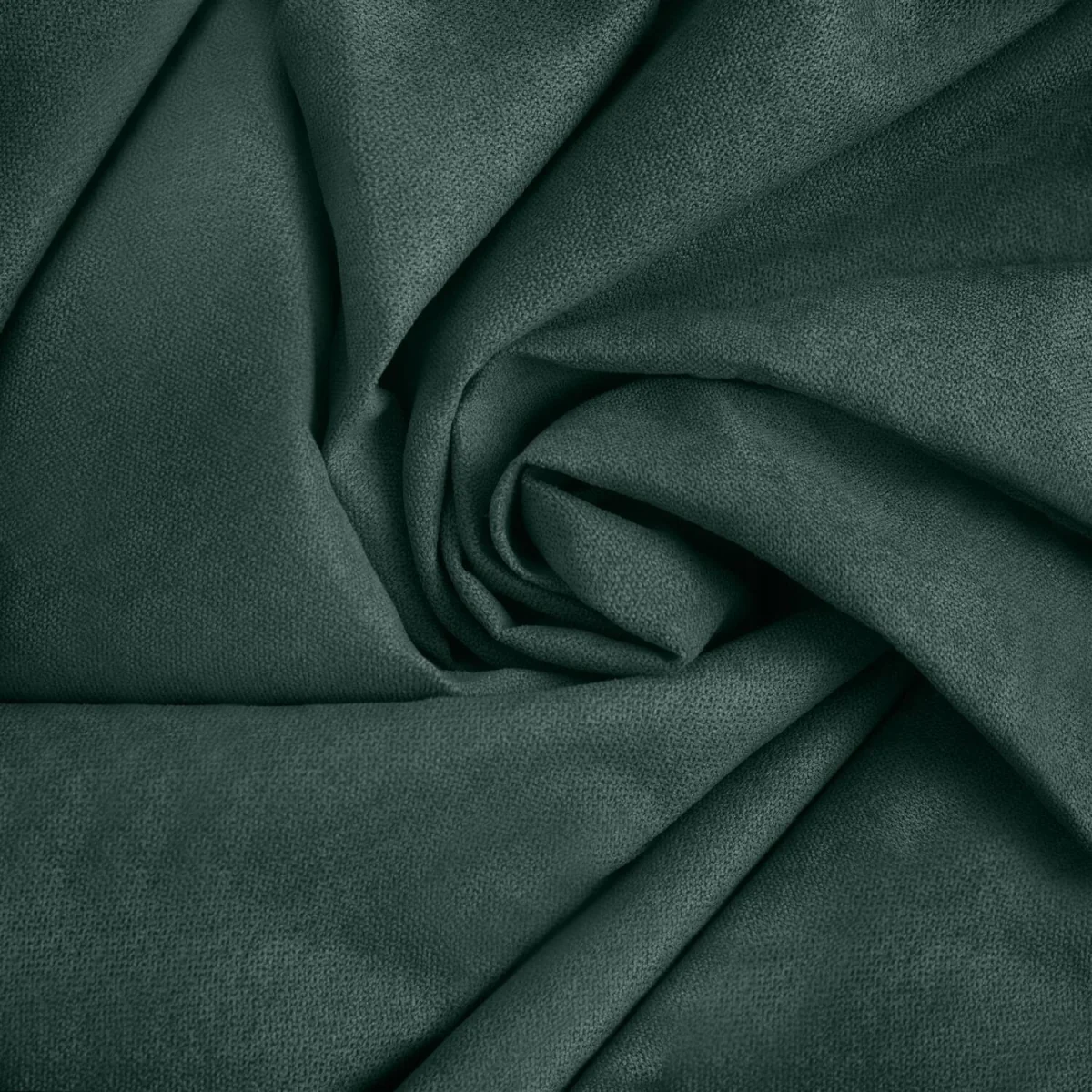 Velvet Chenille Thermal Fleece Lined Pencil Pleat Taped Top Door Curtain - Green – image 7
