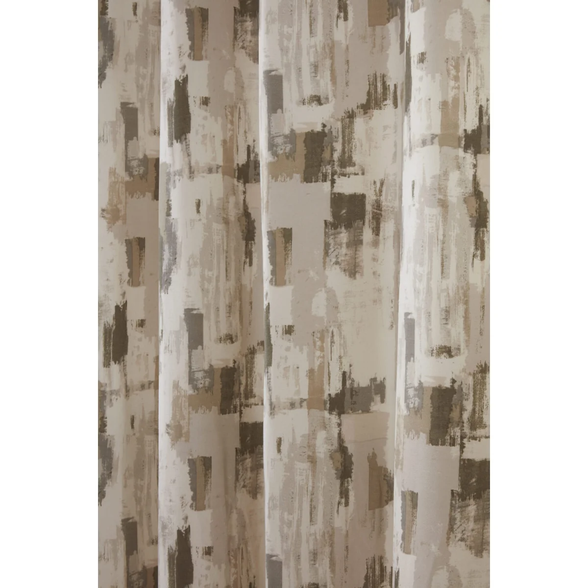 Sundour Bamford Fully Lined Abstract Eyelet Curtains - Polycotton Putty, 117cm x 183cm (Pair) - Fennel / 168.0cm / 229.0cm – image 4