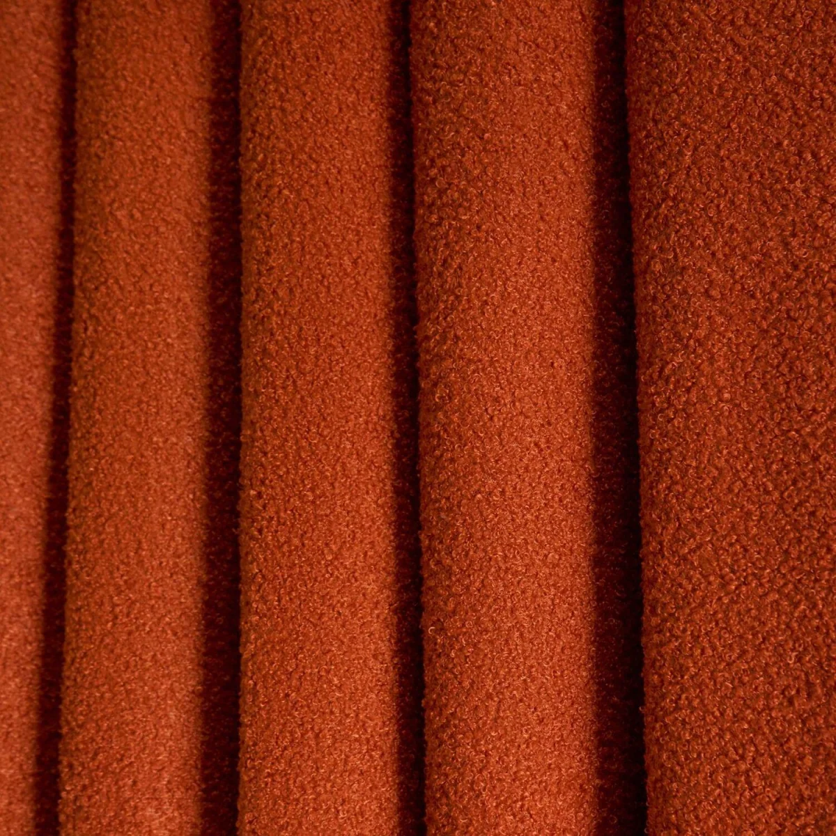 OHS Bouclé Eyelet Blackout Curtains - Rust – image 1