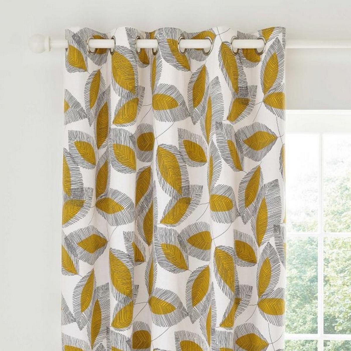 Grove Lined Curtains in Cinnamon Brown by Helena Springfield – image 2