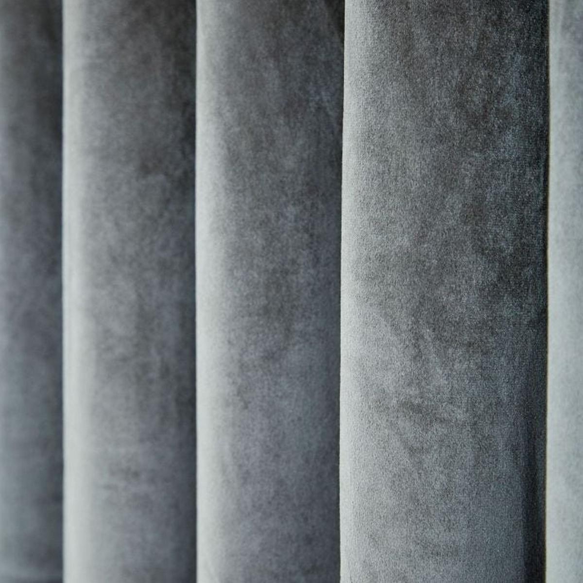Escala Lined Eyelet Curtains in Steel Grey by Helena Springfield&nbsp;168cmx183cm – image 2
