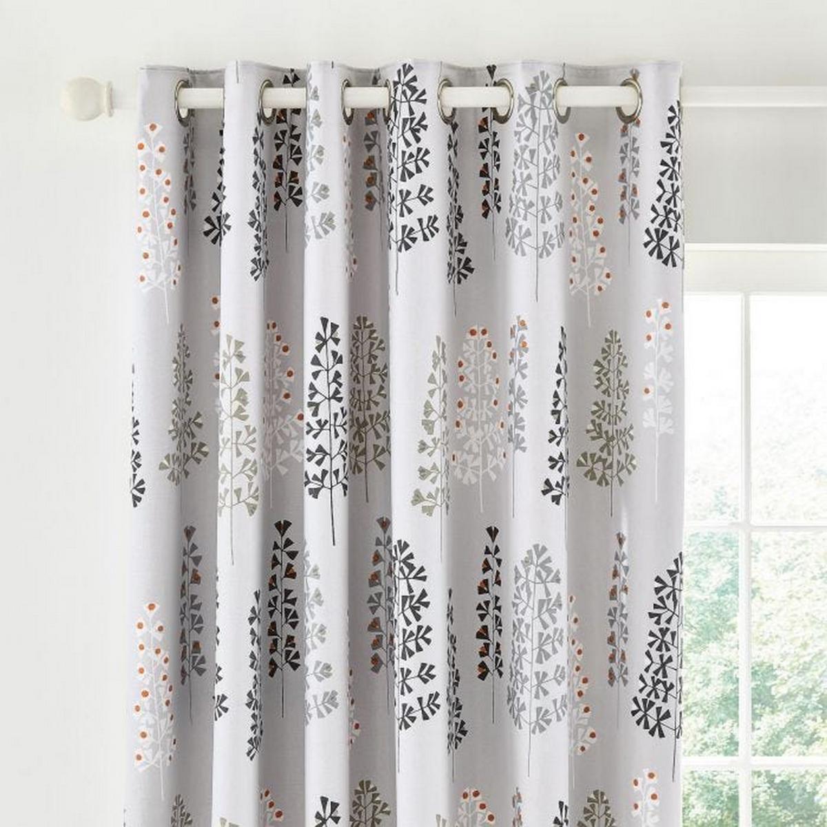Dahl Lined Curtains in Mono by Helena Springfield – image 2