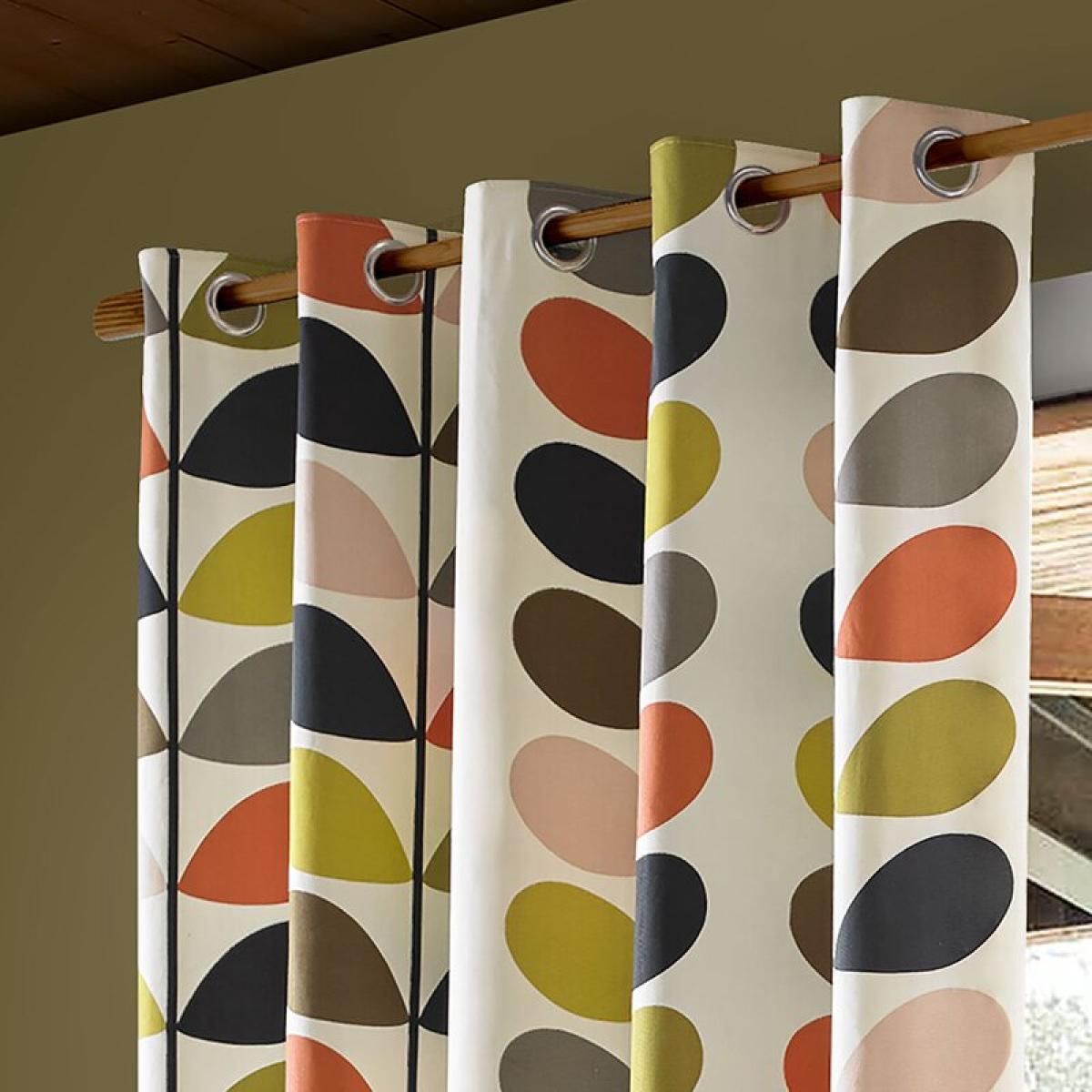 Multi Stem Eyelet Curtains By Orla Kiely in Multi 229x229cm – image 2