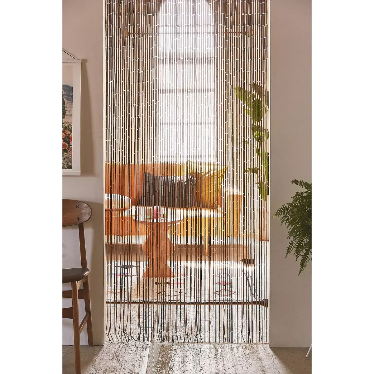 Urban Outfitters Bamboo Beaded Curtain - Neutral ALL – image 2
