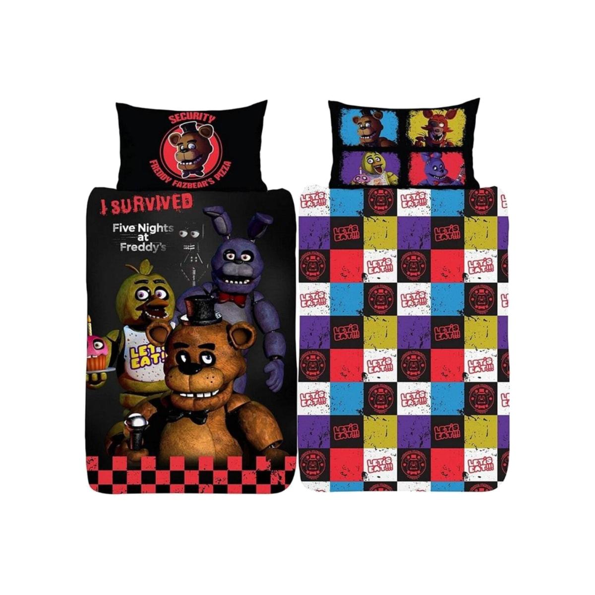 Duvet Cover Set - AG874 - Black/Red/Yellow