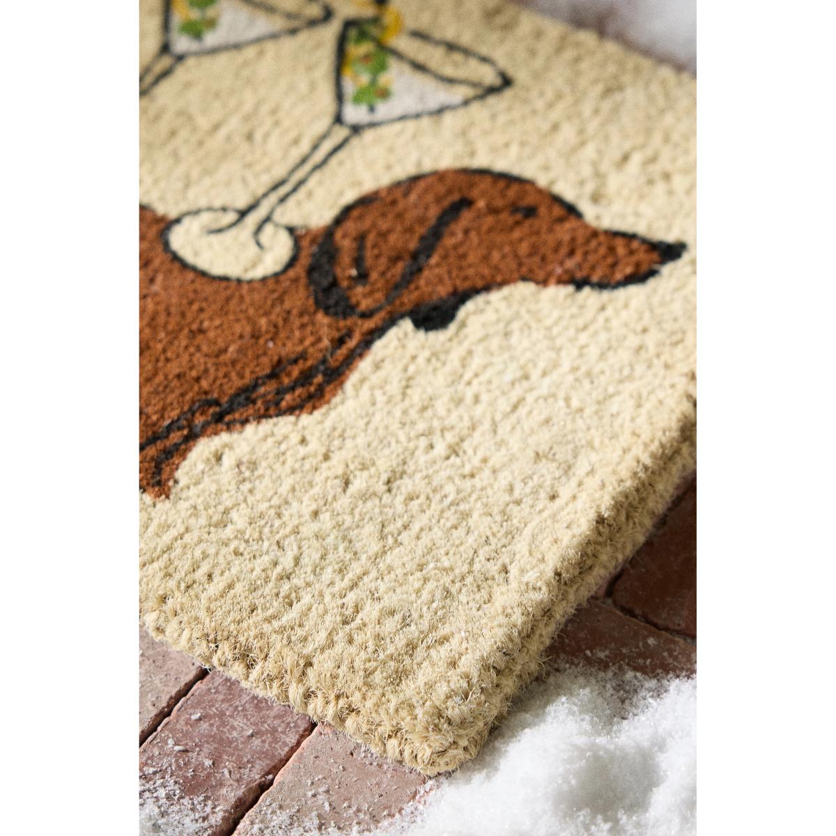 Martini Dachshund Printed Coir Doormat – image 2