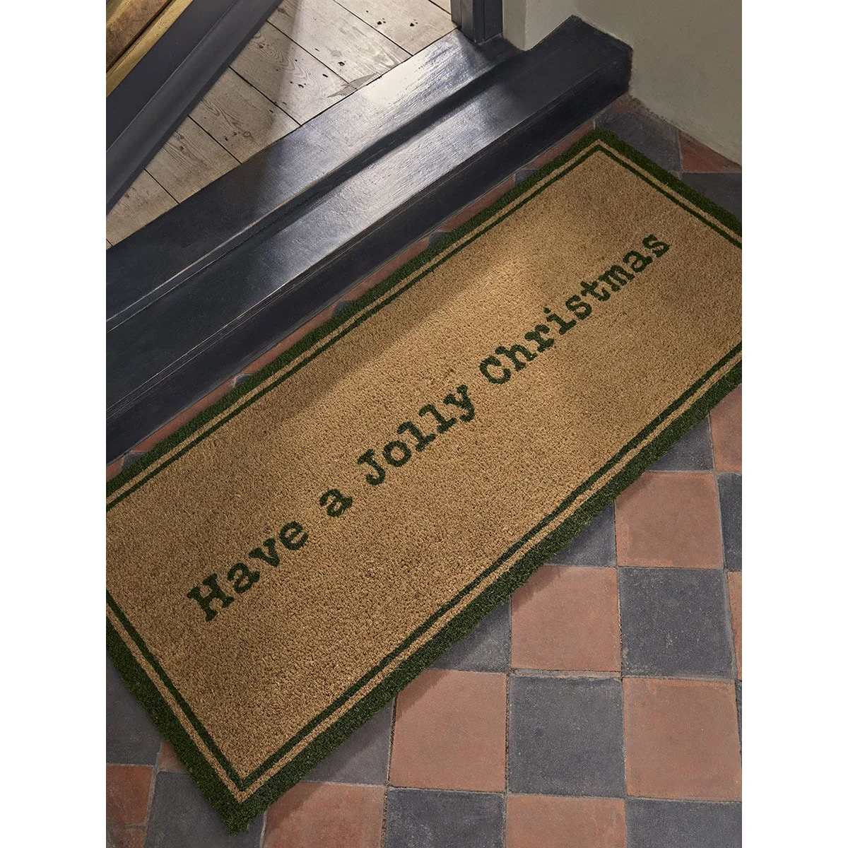 Have a Jolly Christmas Doormat - Double - Green – image 2