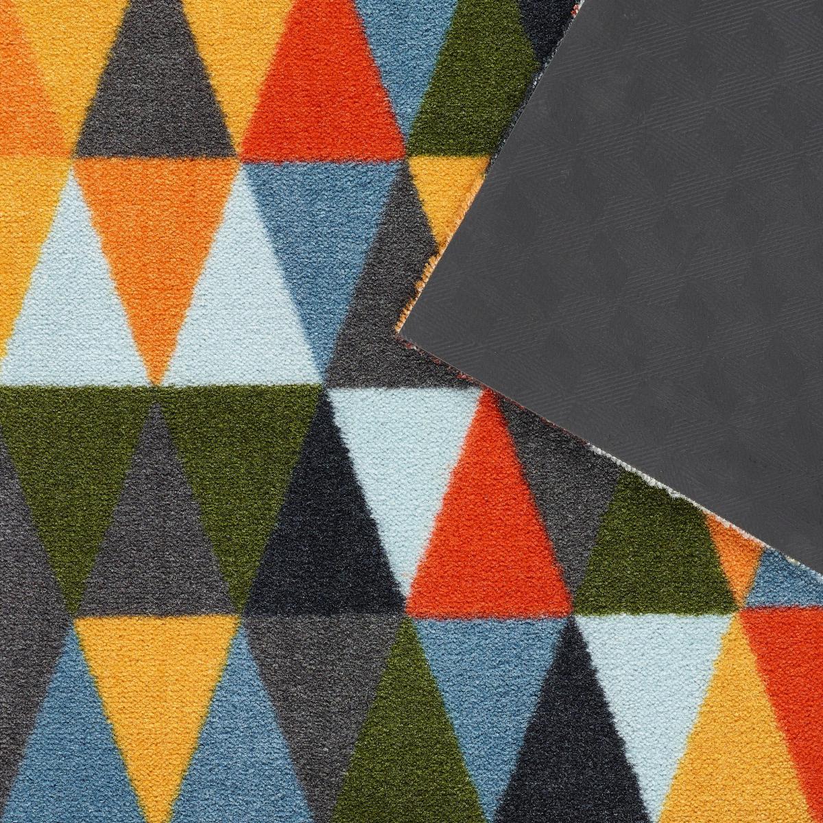 Marvel Geo Triangles Washable Doormat MultiColoured – image 4