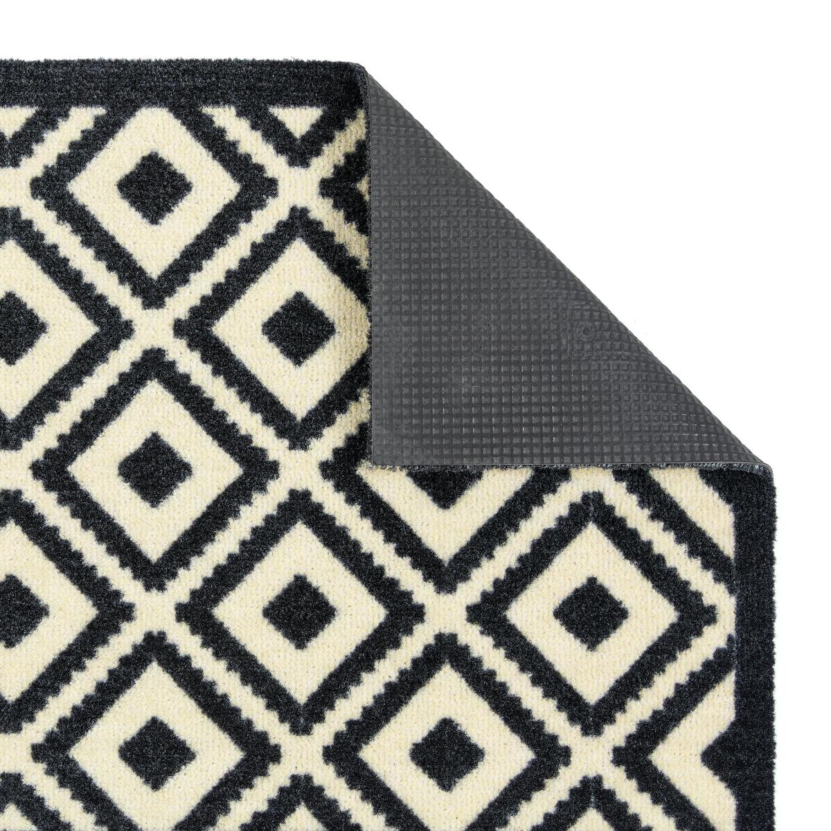 Marvel Geometric Black & White Washable Doormat Black and white – image 4