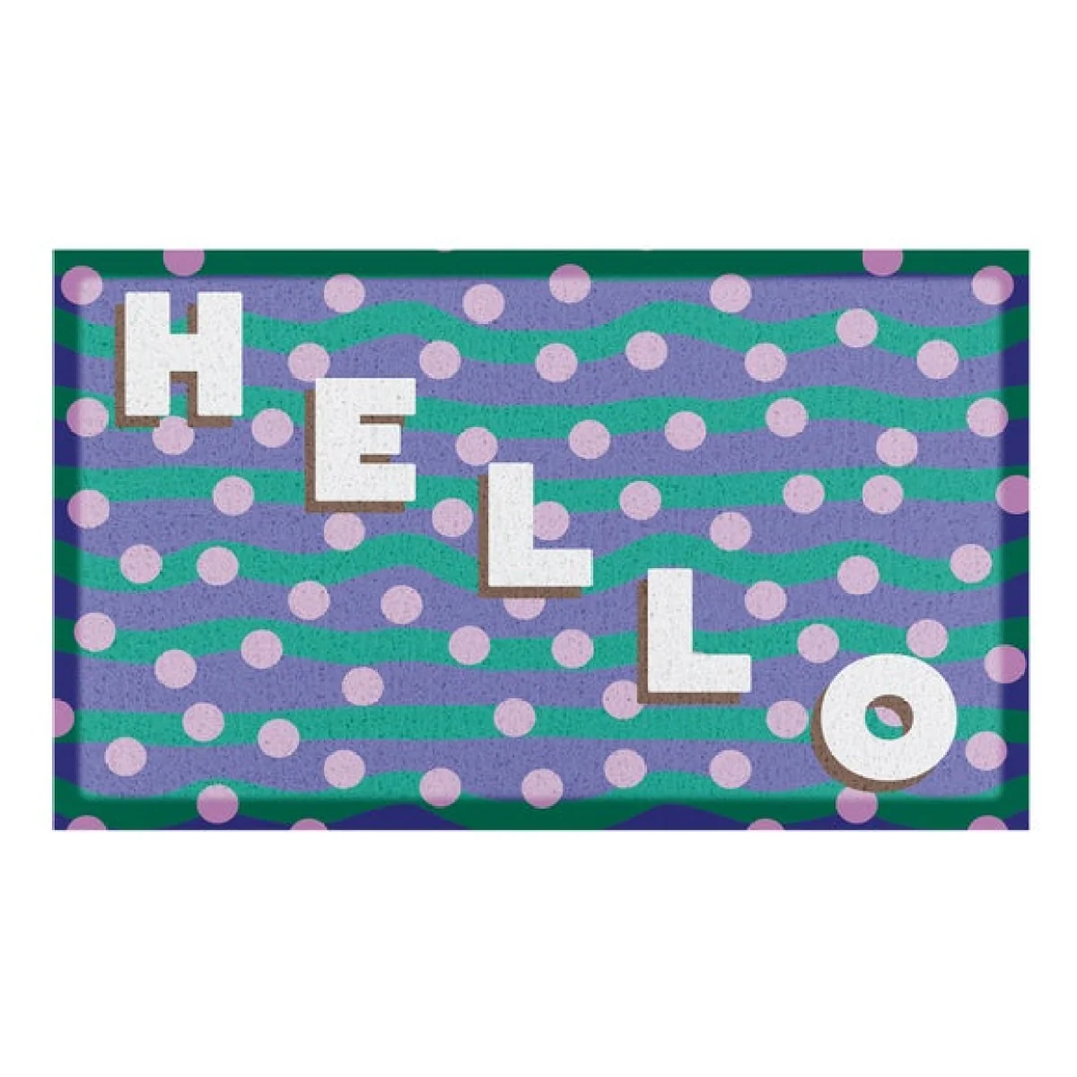 Artsy Mats Elizabeth Olwen Hello Dots Indoor Outdoor Doormat – image 2