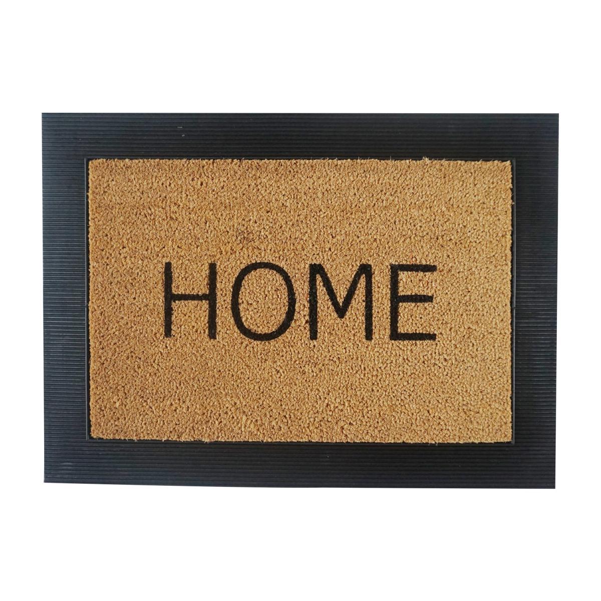 Home Border Doormat Natural