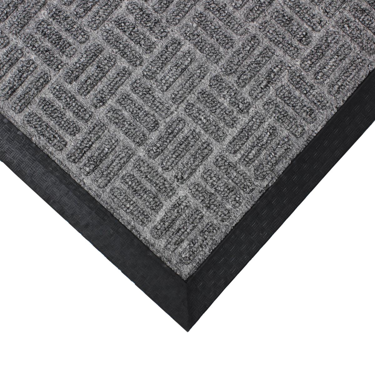 JVL Firth Tile Rubber Doormat Grey – image 4