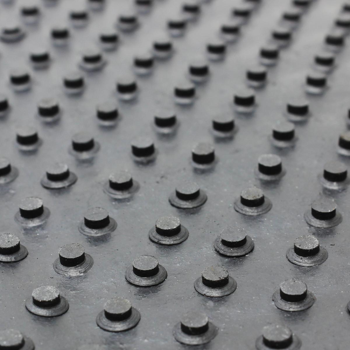 JVL Firth Tile Rubber Doormat Grey – image 5