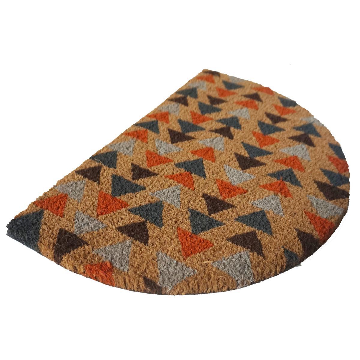 Half Moon Triangle Doormat Brown – image 2