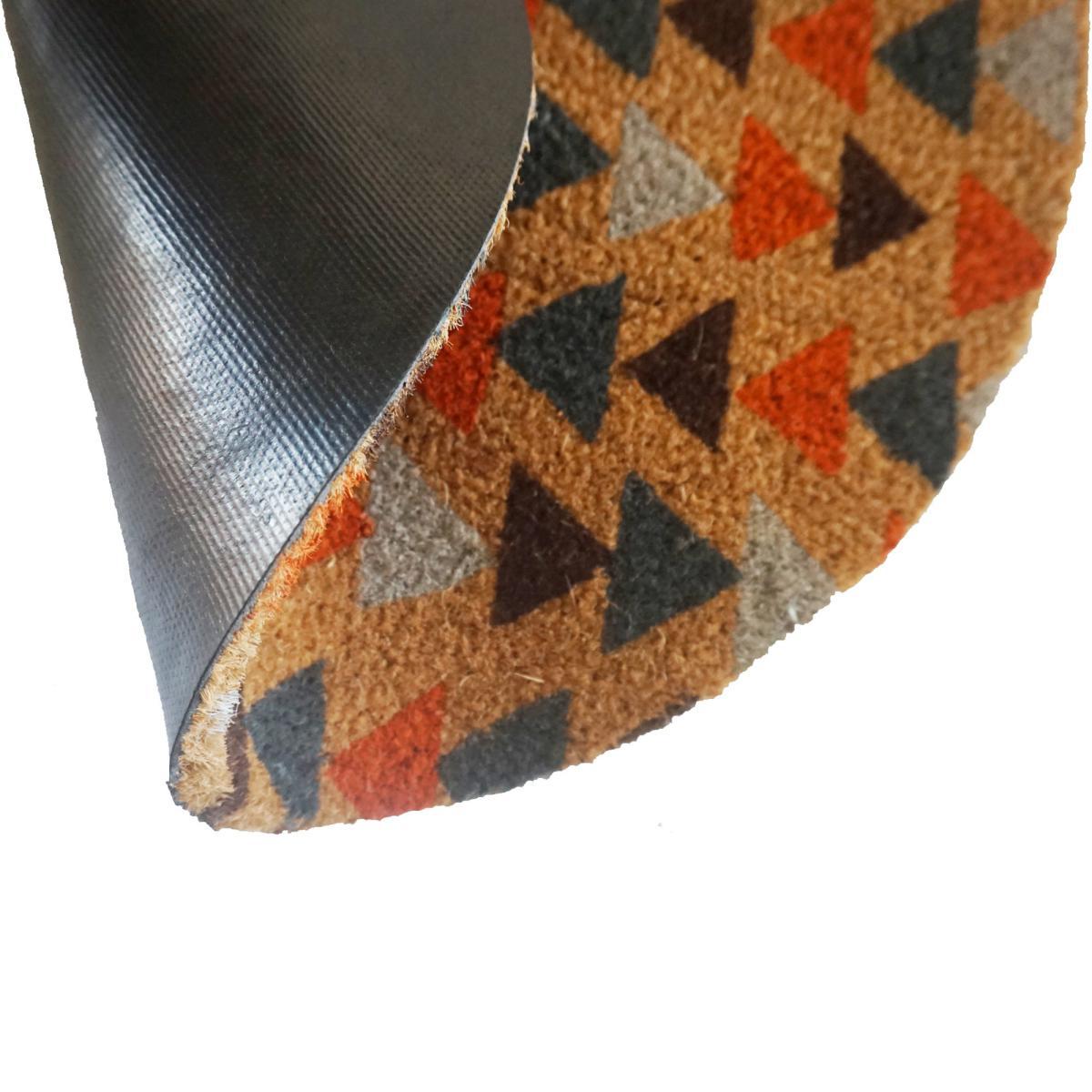 Half Moon Triangle Doormat Brown – image 3