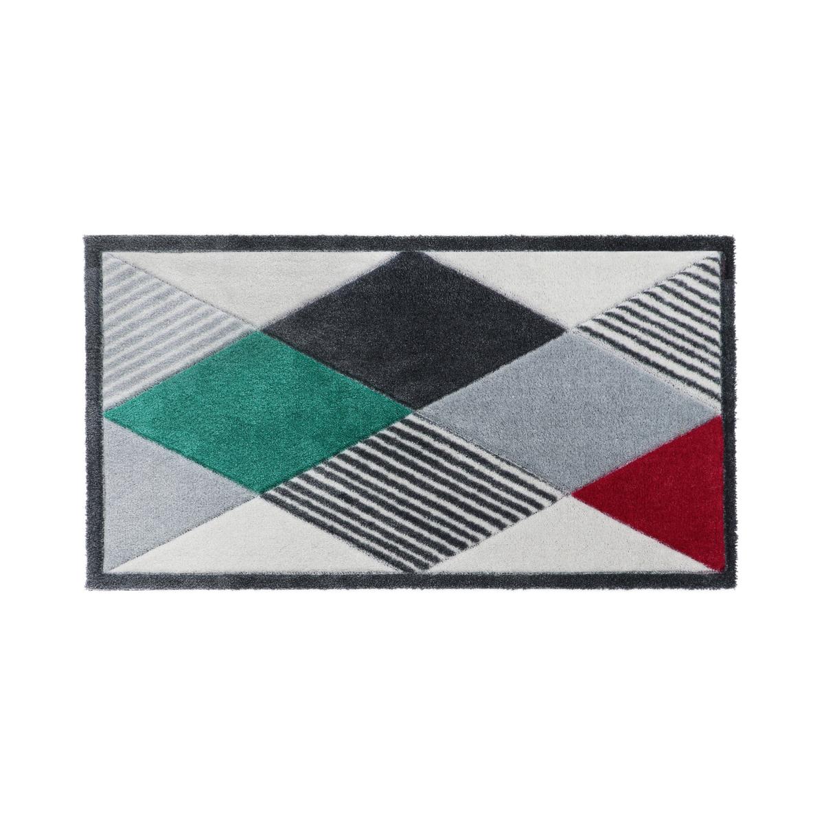 JVL Solemate Latex Gem Doormat Grey – image 3