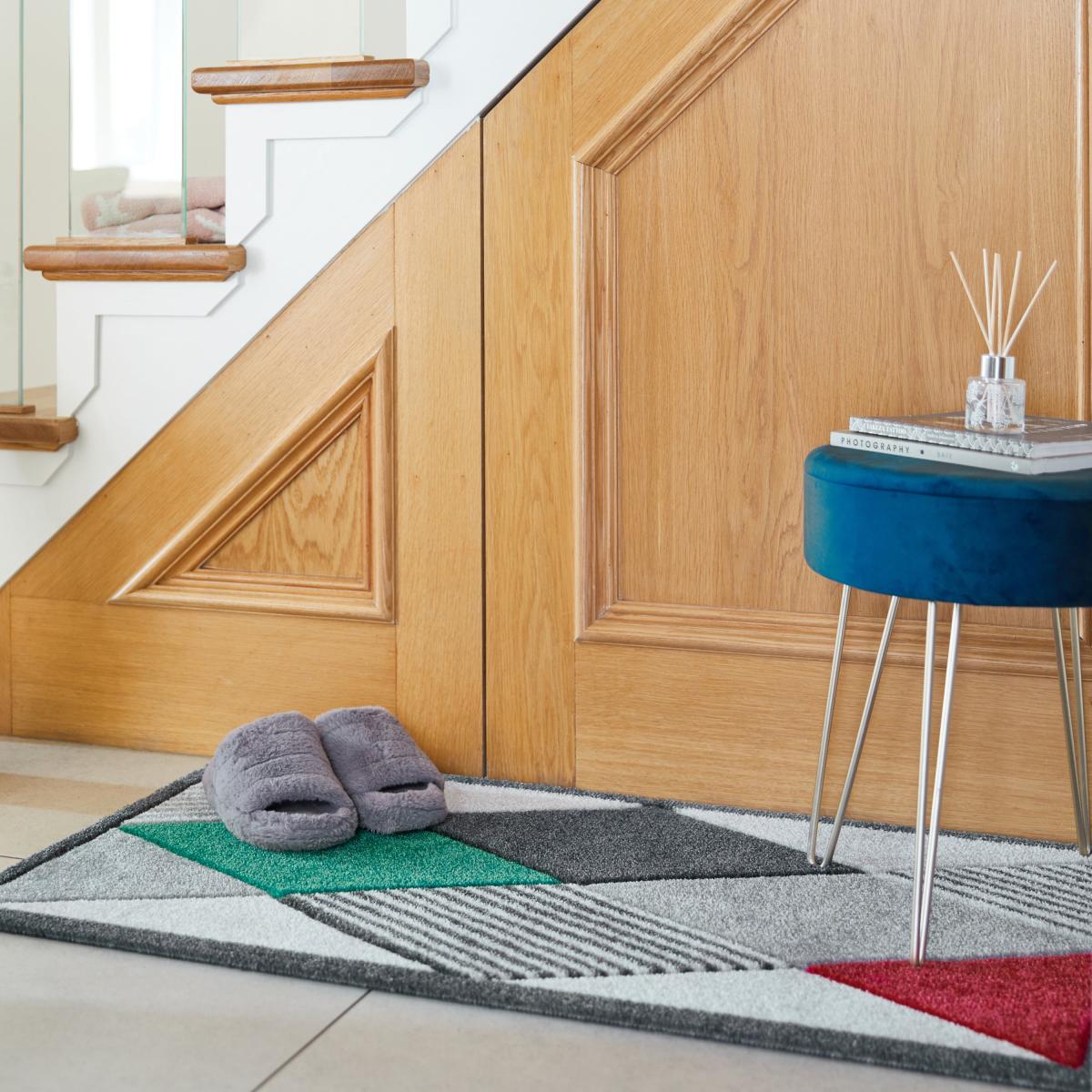JVL Solemate Latex Gem Doormat Grey – image 7