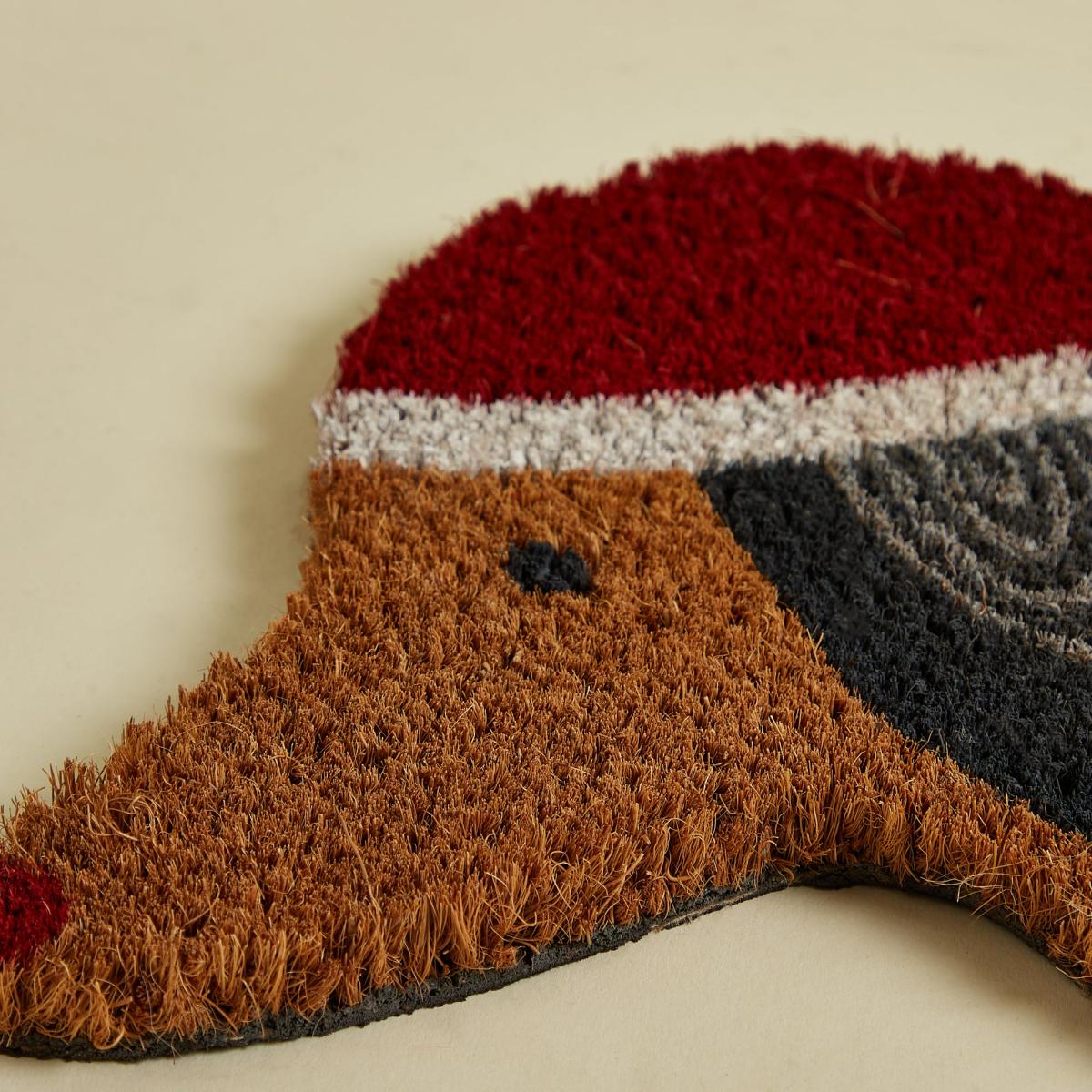 Bertie Christmas Shaped Coir Doormat MultiColoured – image 3