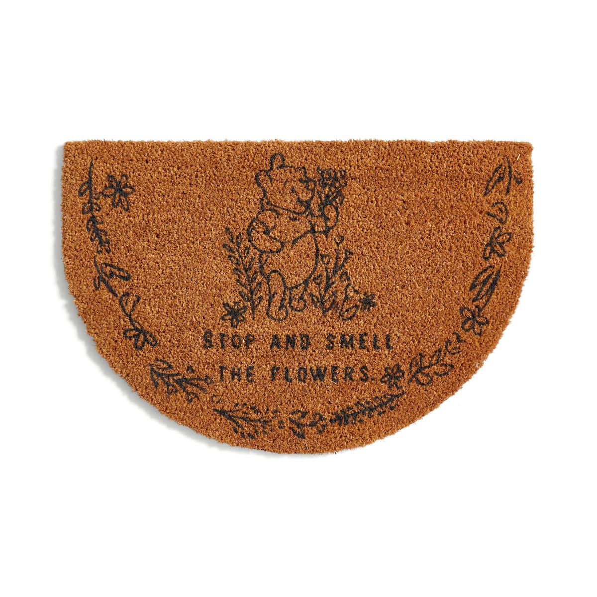 Disney Winnie the Pooh Half Moon Coir Doormat Natural – image 3