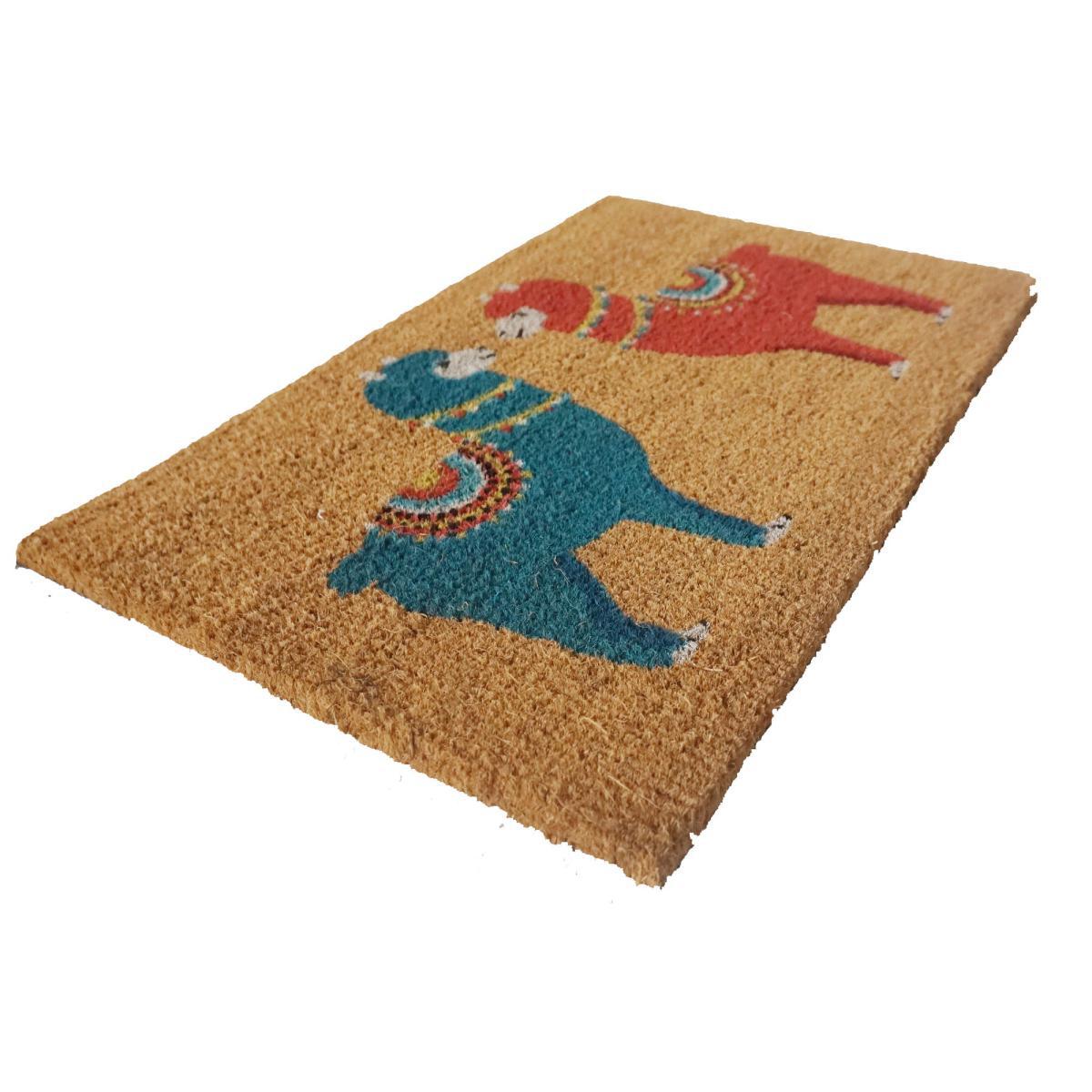 Llama Doormat Brown – image 2