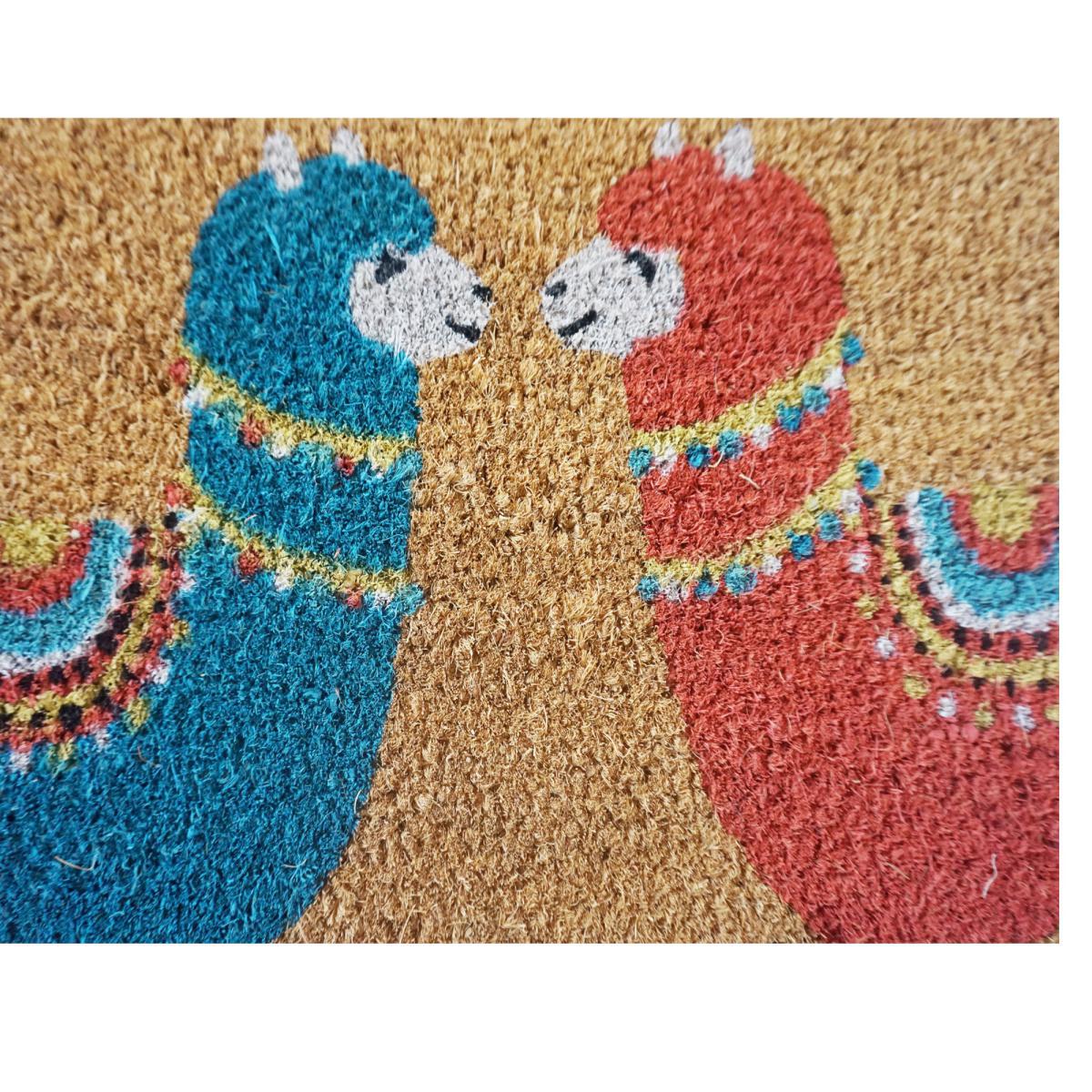 Llama Doormat Brown – image 4