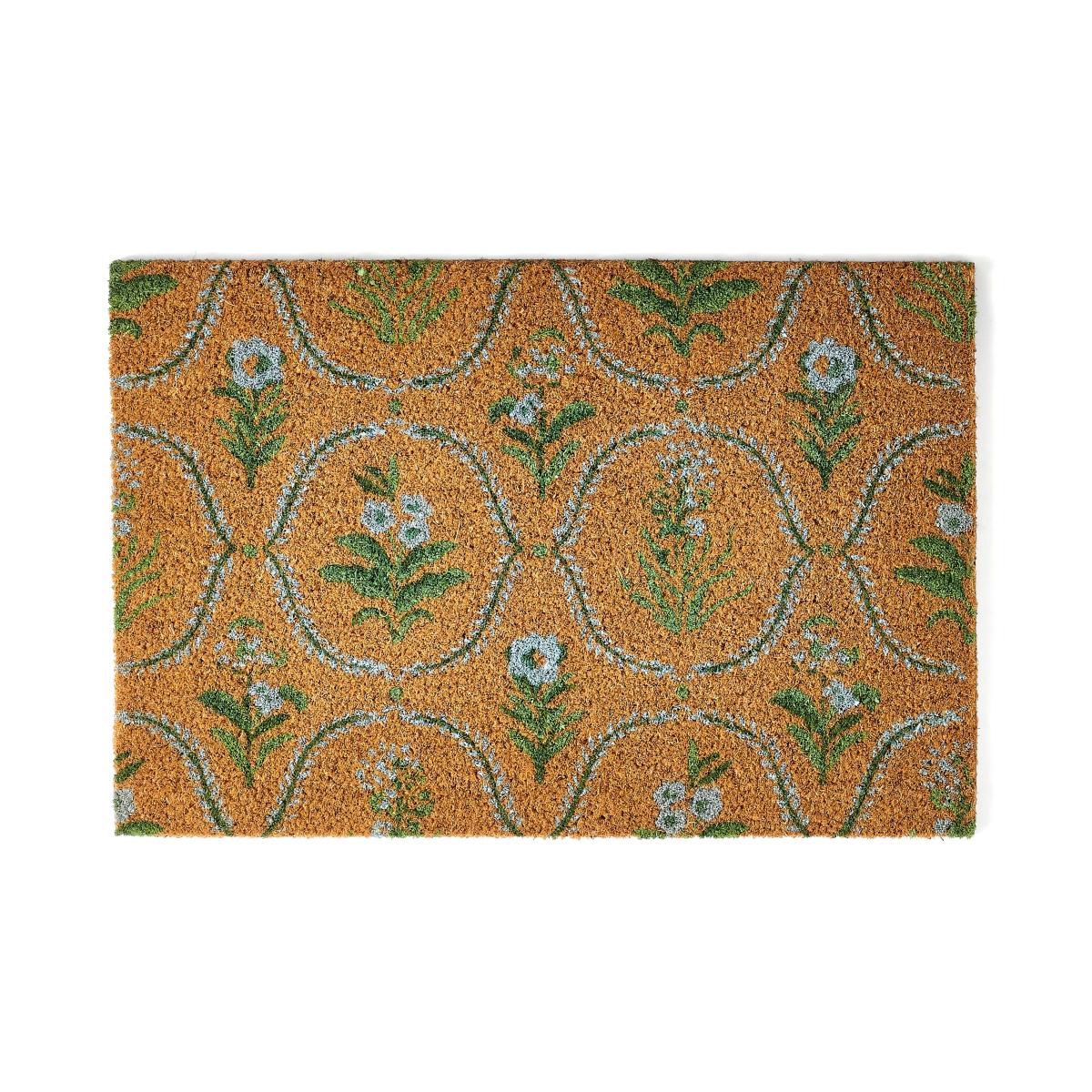 Floral Coir Doormat MultiColoured – image 3