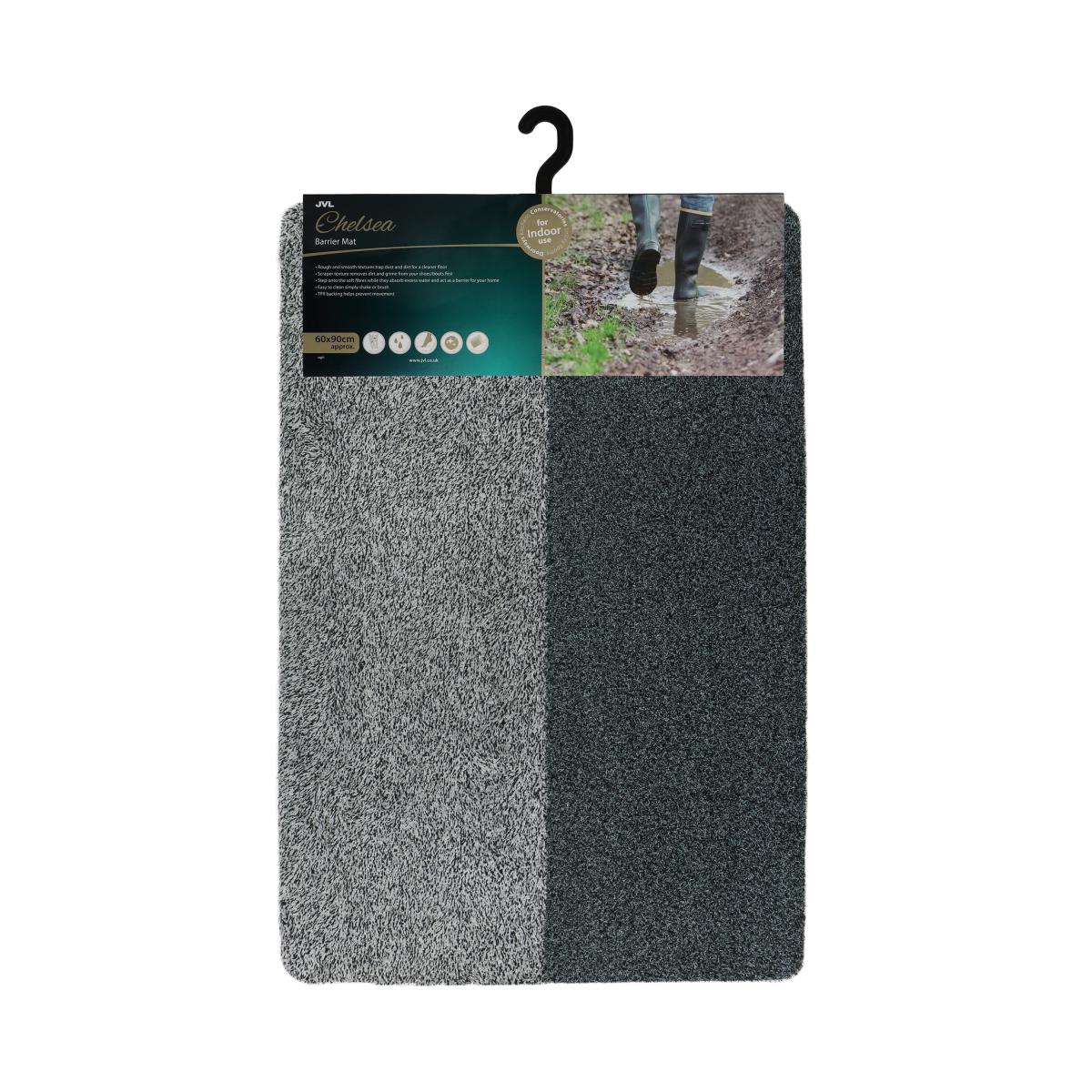 JVL Chelsea Barrier Scraper Doormat Grey – image 5