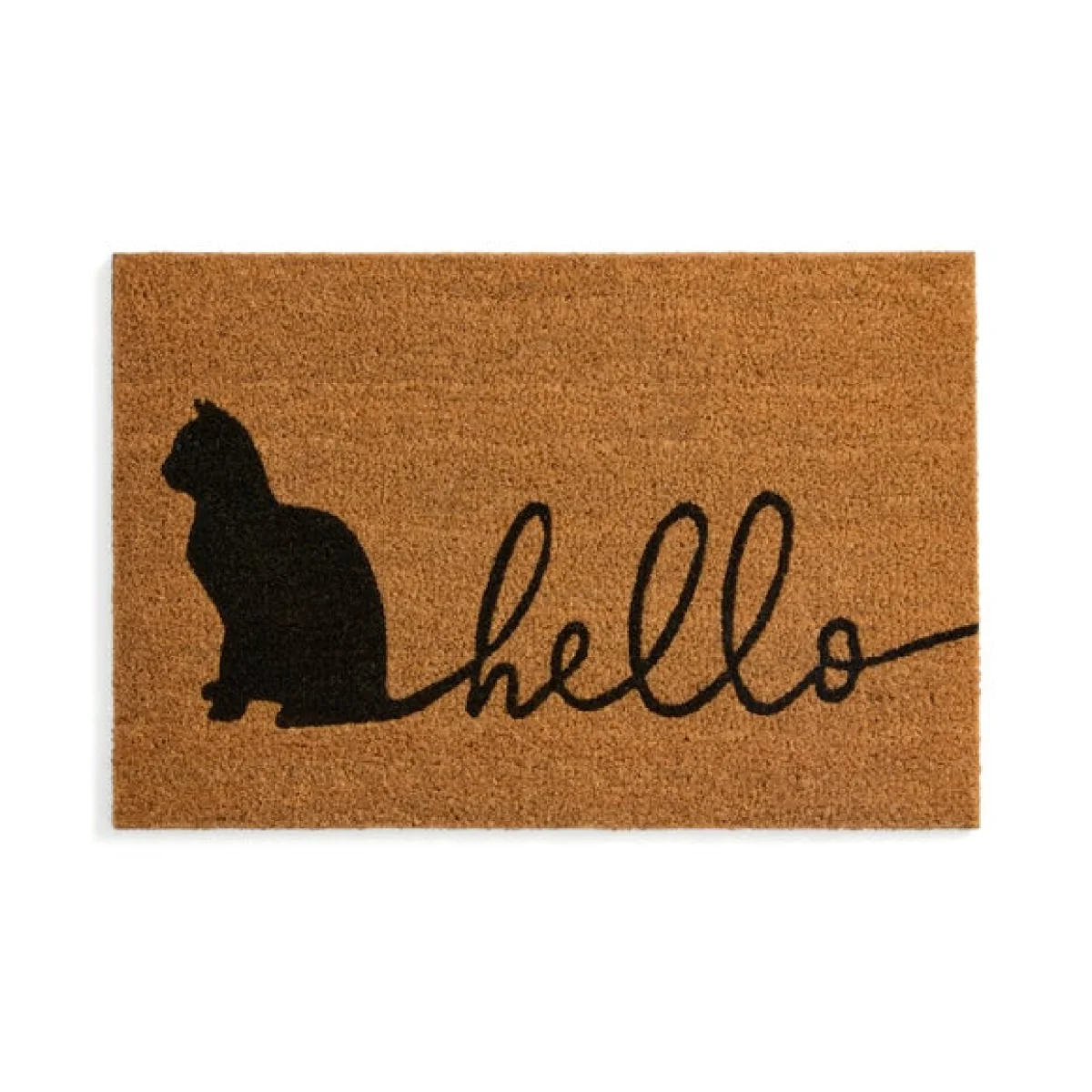 Hello Cat Coir Doormat – image 3