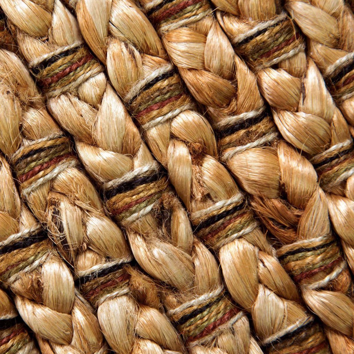 Chunky Jute Woven Runner Grey and Brown – image 4