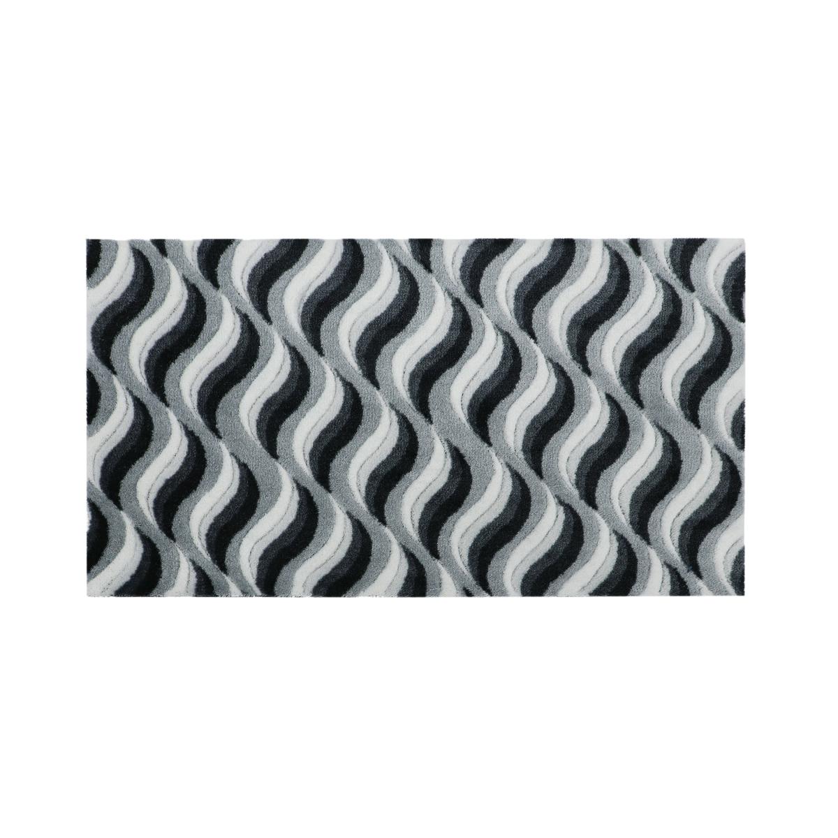 JVL Solemate Latex Wave Doormat Grey – image 3