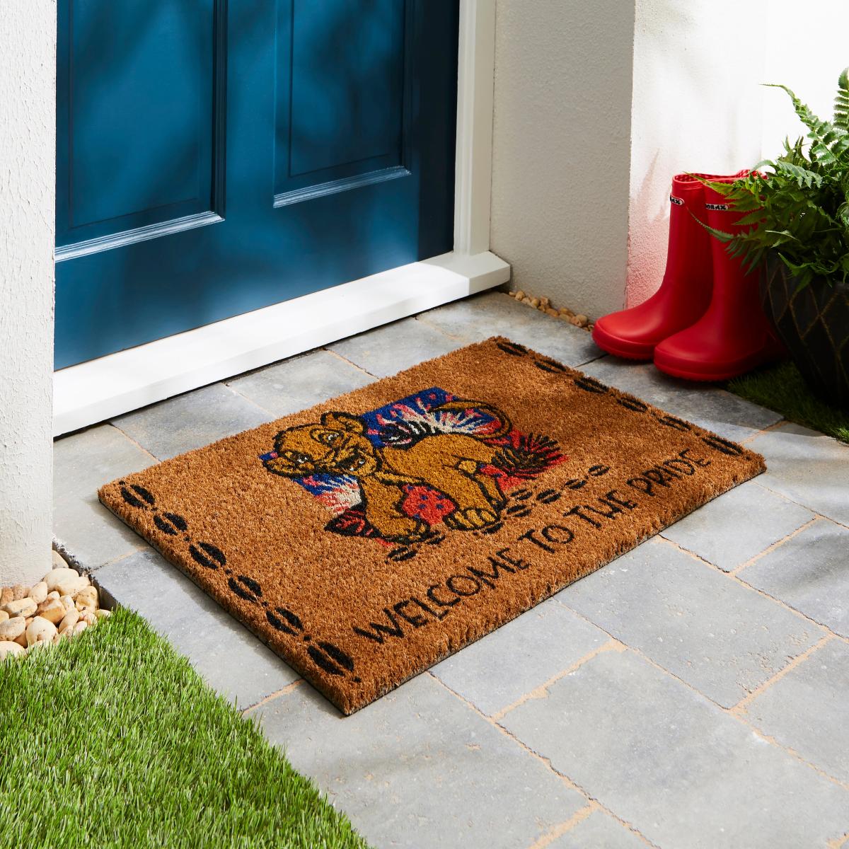 Disney Lion King Coir Doormat MultiColoured – image 1