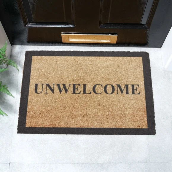 Artsy Mats Unwelcome Coir Doormat – image 2