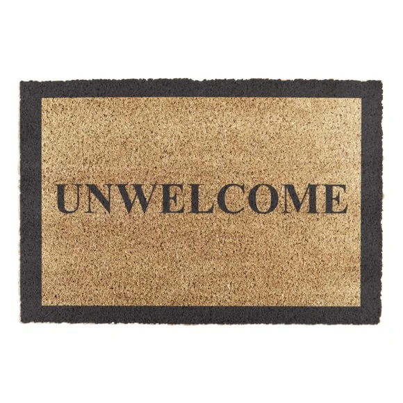 Artsy Mats Unwelcome Coir Doormat – image 3
