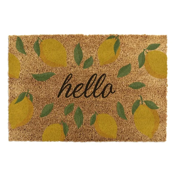 Artsy Mats Hello Lemons Coir Doormat – image 3