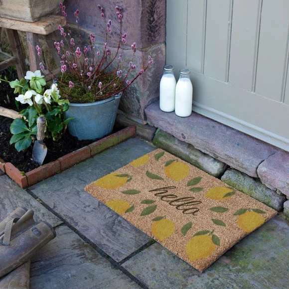 Artsy Mats Hello Lemons Coir Doormat – image 4