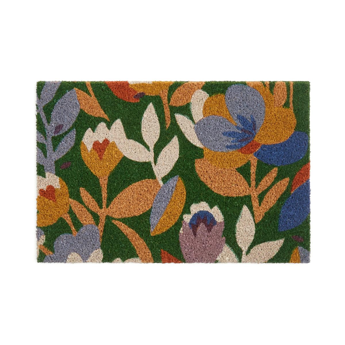 Elements Floral Coir Outdoor Doormat MultiColoured – image 3