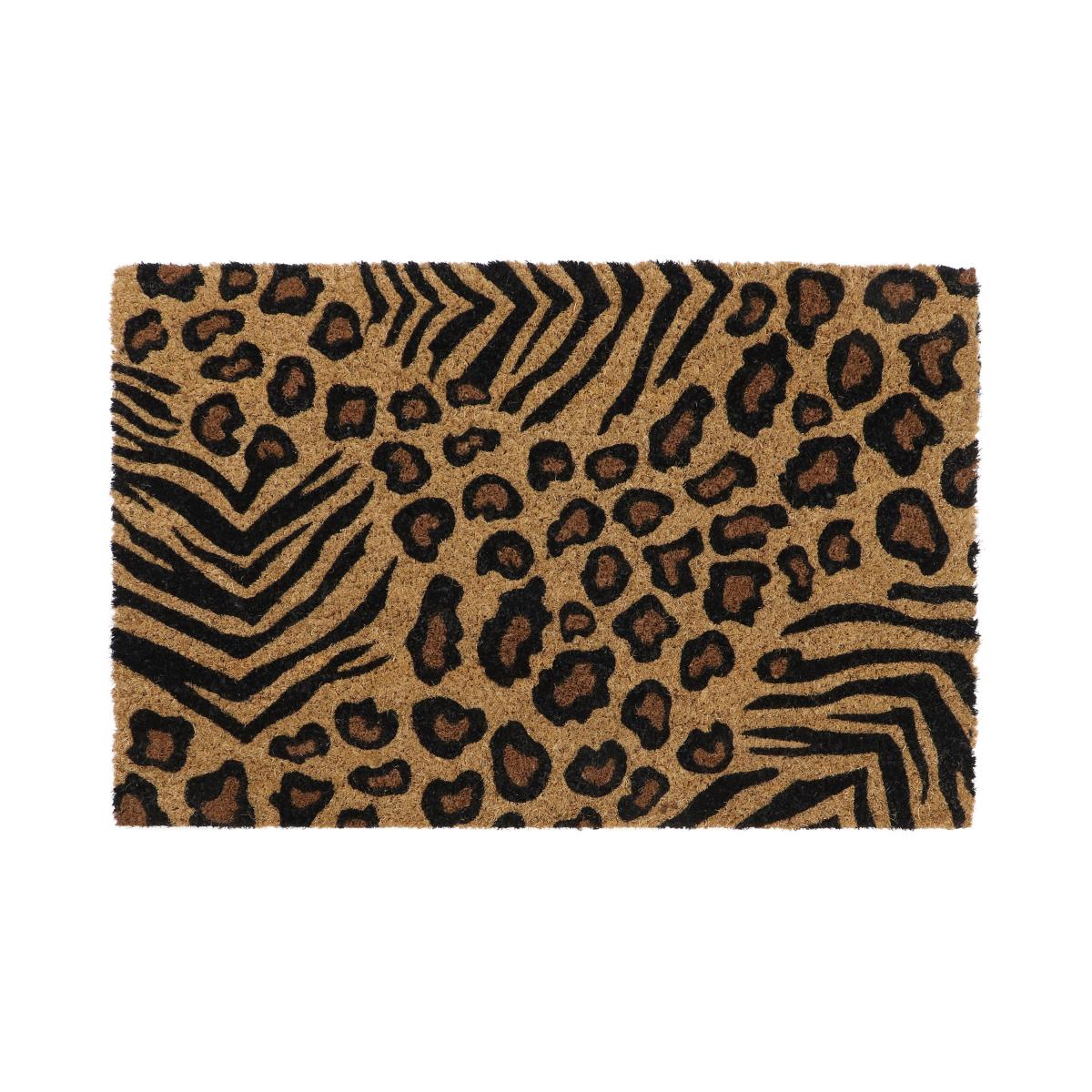 JVL Eco Latex Animal Print Doormat Natural – image 2