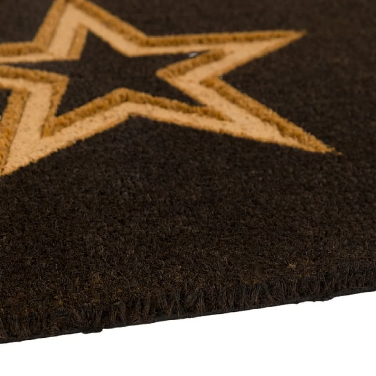 Cedar and Sage Single Star Cut Out Coir Doormat – image 4