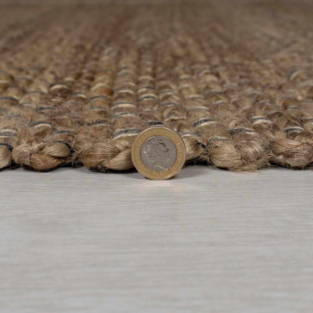 Chunky Jute Woven Runner Chunky Jute Light Grey – image 7