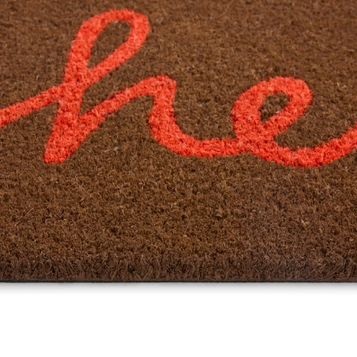 Hello Brown Coir Doormat – image 2