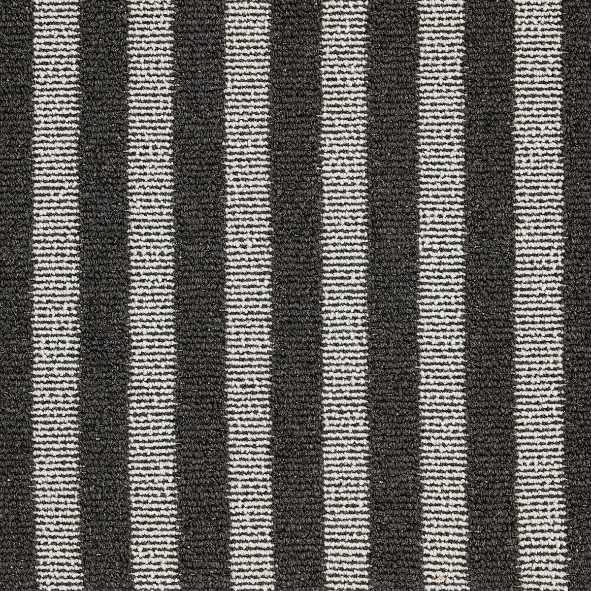 Marvel Boucle Wide Stripe Black Doormat Black – image 2