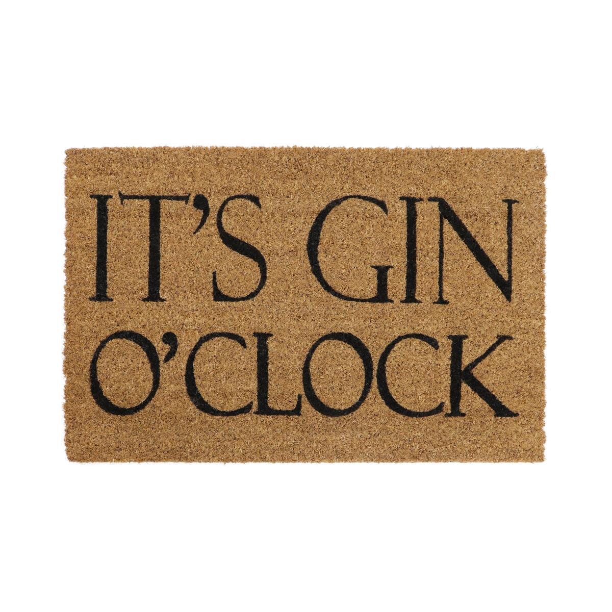 JVL Eco Latex Gin O'Clock Doormat Natural – image 2