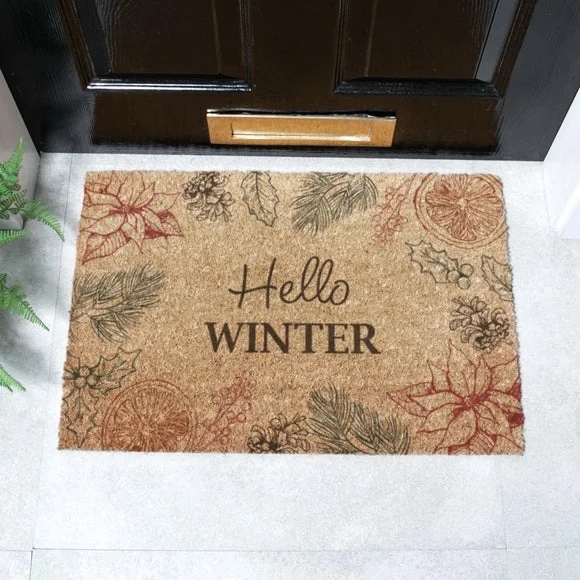 Artsy Mats Hello Winter Coir Doormat – image 2