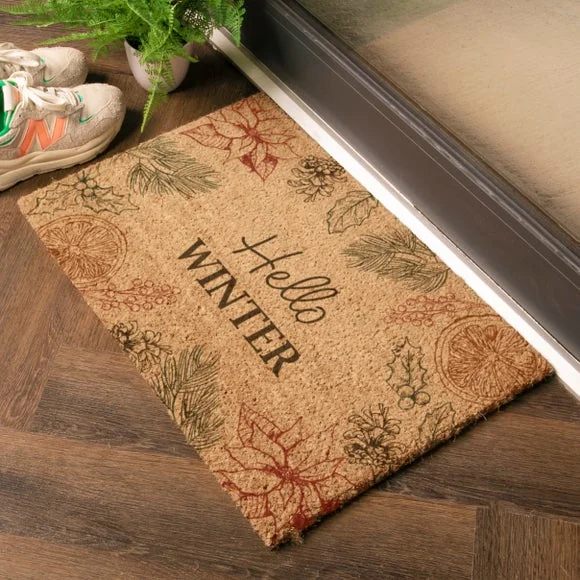 Artsy Mats Hello Winter Coir Doormat – image 4